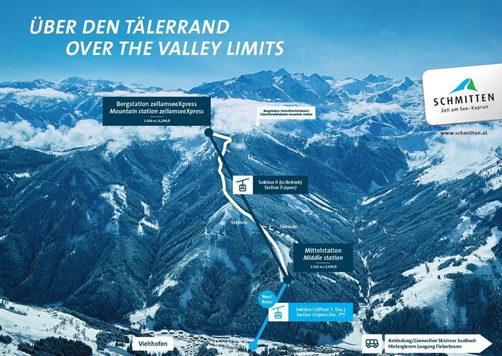 Alpen Appartements Viehhofen - Incl Sommercard Zell Am See ויהופן מראה חיצוני תמונה